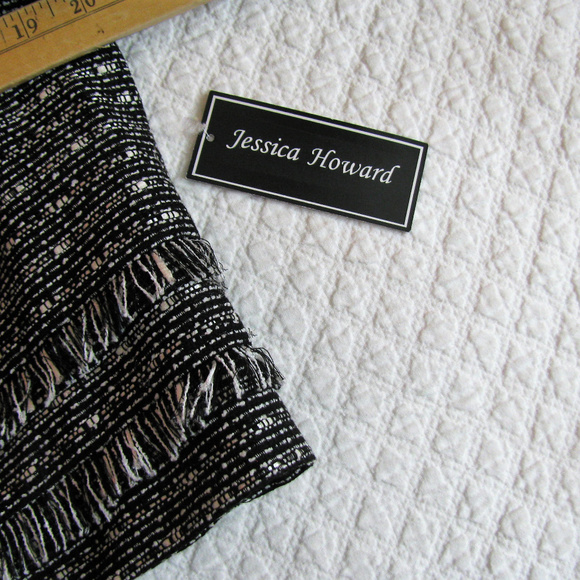 Jessica Howard Waist Jacket NWT Sz 16 Black/white - Picture 4 of 8